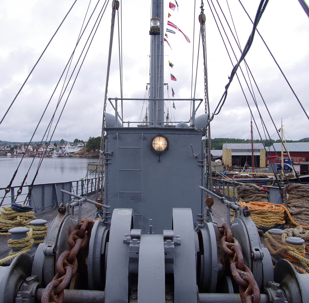 HELDIG: Hestmanden fikk ry som et særdeles heldig skip under første verdenskrig. Foto: Arve Lindvig/Vest-Agder-museet